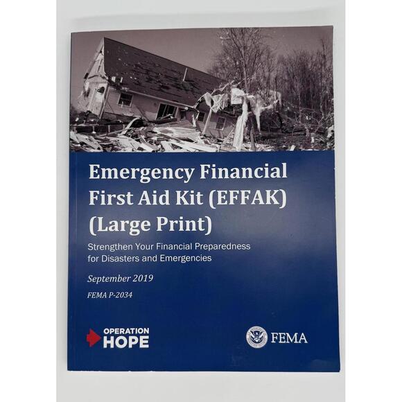 FEMA Emergency Financial First Aid Kit (EFFAK) 📘 Free Prep Tool! - Picture 1 of 5